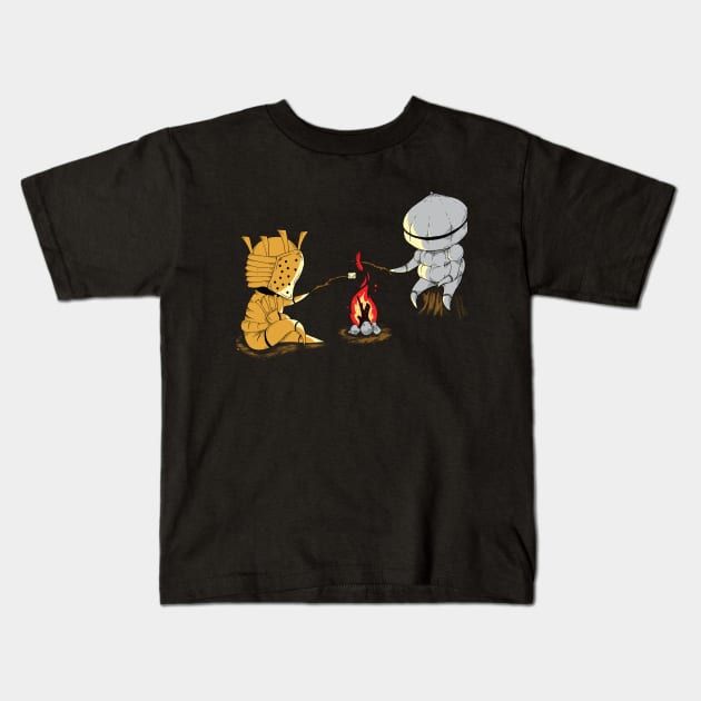 Bonfire Buddies Kids T-Shirt by Pengew